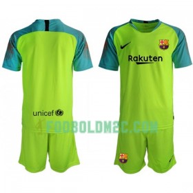 FC Barcelona Målmand Børn Hjemmebanesæt 2019/20 Kortærmet (+ Korte bukser)